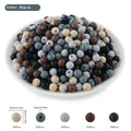 275/Box Mixed Color Round Bead Set, 9mm