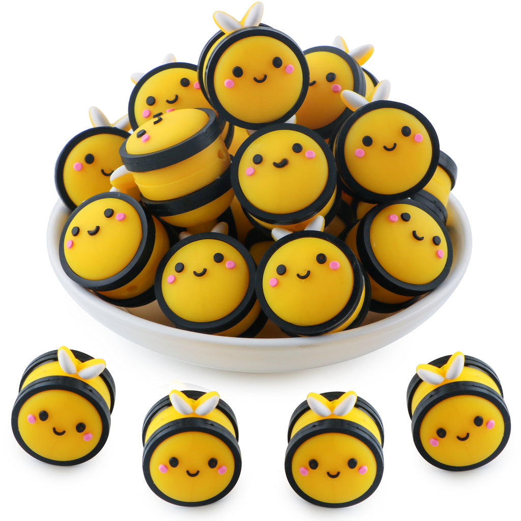 14PCS 3D Beads, Bees, Foxes, Piggy